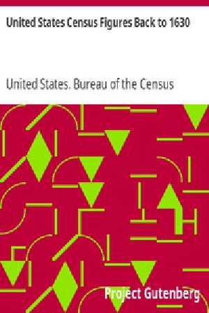 [Gutenberg 115] • United States Census Figures Back to 1630